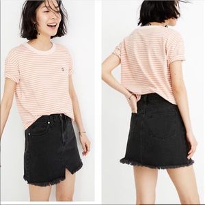 NWT Madewell Denim Mini Skirt